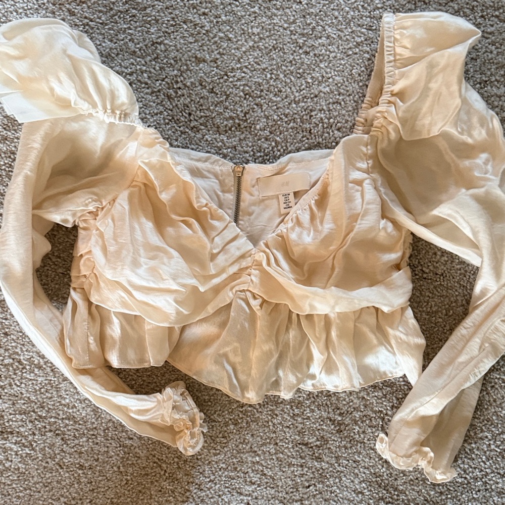 H&M Cream Women's Robe - Picture 3 of 3